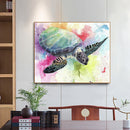 Colored Ink Animals Full Round Drill Diamond Painting Handicraft Hanging Deco