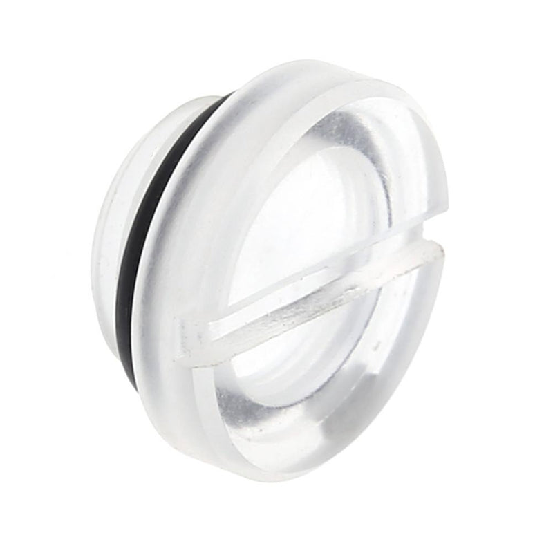 ALLOYSEED 1pc G1/4 Threaded Acrylic Hose Straight Plug for PC Water Cooling Sy