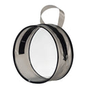 Multi-Functional Makeup Pouch Round PVC Cosmetic Bag Zipper Box Storage Bag