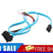 7 Pin SATA Serial ATA to SAS 29 Pin and 4 Pin Power Adapter Connector Cable
