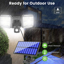 120LED Solar Wall Light 3 Modes Waterproof Folding Deform Induction Outdoor Lamp