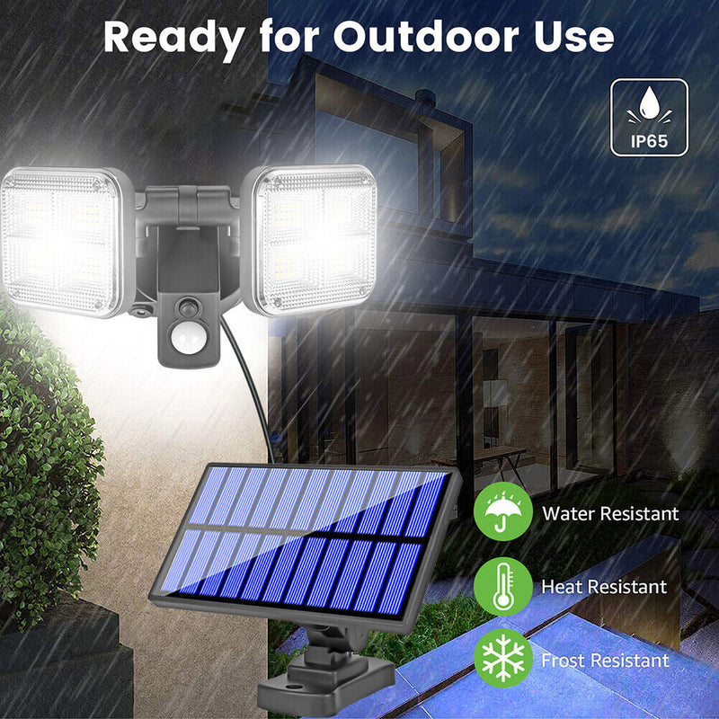 120LED Solar Wall Light 3 Modes Waterproof Folding Deform Induction Outdoor Lamp