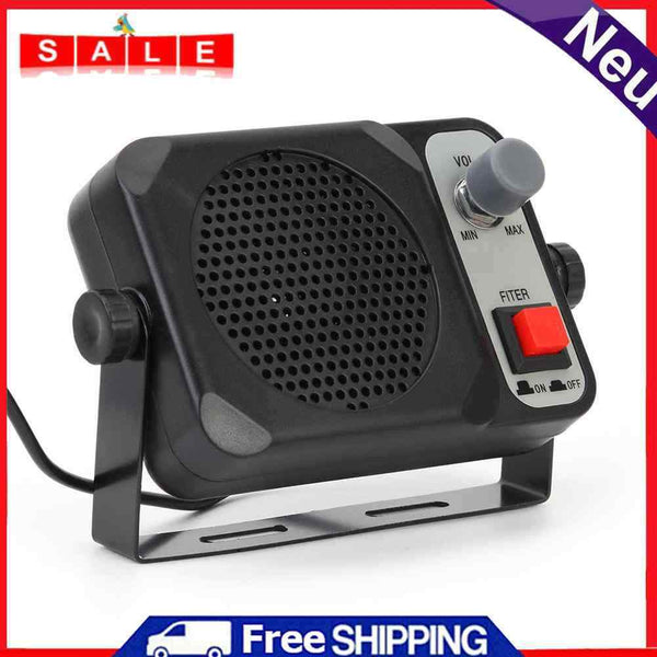 TS-650S 3.5mm Wired External Car Loud Speaker with Switch for Yaesu Car Radio
