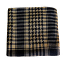 Arab Keffiyeh Shemagh Shawl Scarves Warm Windproof Sports Bandanas (Khaki)