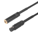 Mini 3Pin XLR Female to 3.5mm TRS 1/8inch Female Stereo Audio Adapter Mic C