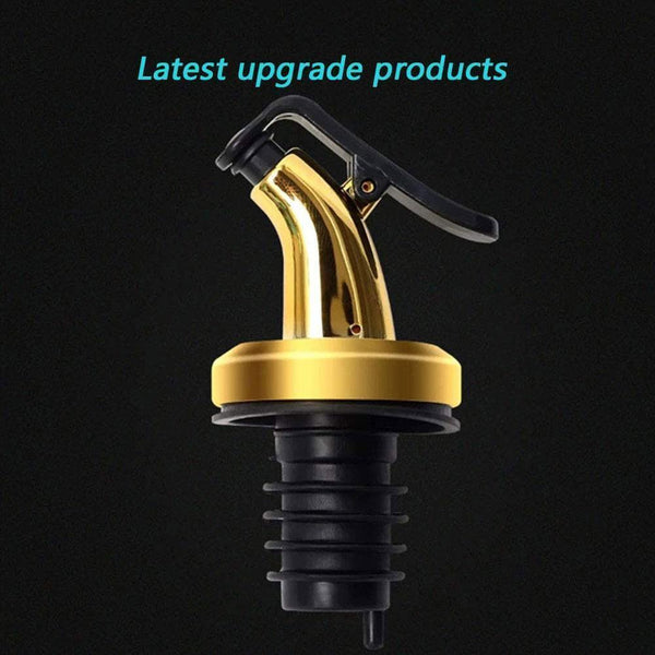 Wine Bottle Cork Pourer Spout Stopper Dispenser Kitchen Vinegar F7L7