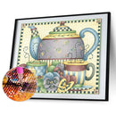 Diamond Painting Teapot Full Round Drill Picture of Rhinestone DIY Drawing Kit