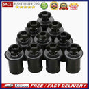 10pcs 5mm/0.20in Motorcycle Windscreen Windshield Bolt Screw Kit (Black)