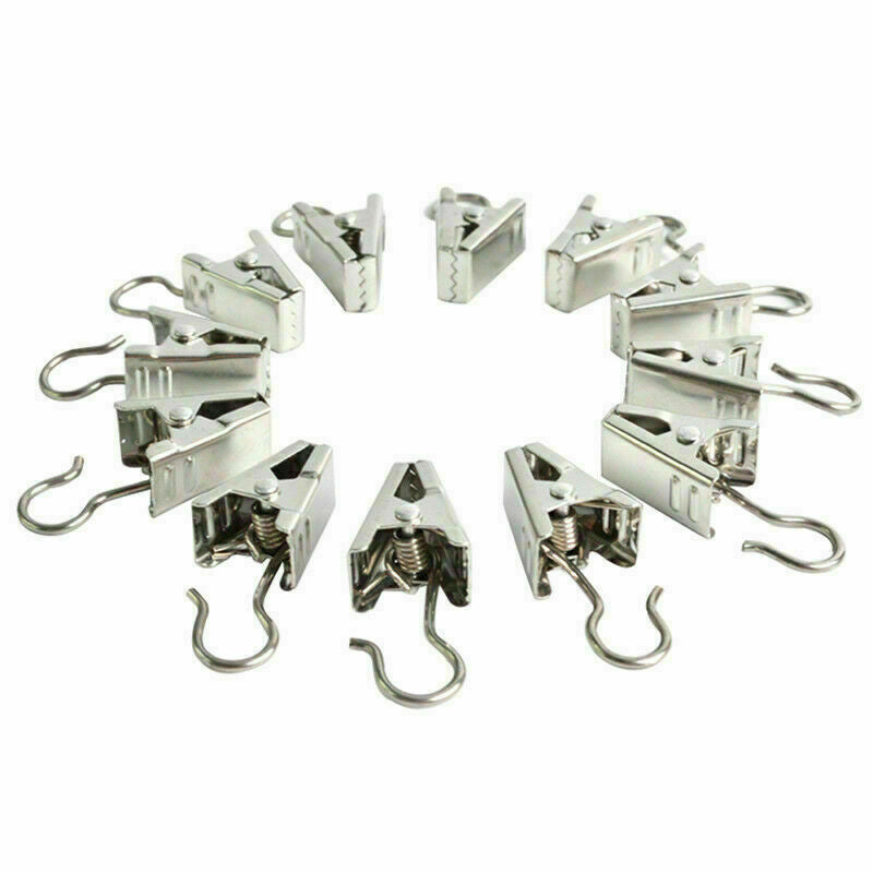 10X Steel Small Curtain Hanging Bulldog Clips Shipping Peg D7L2 Free Z0T8 R0O0