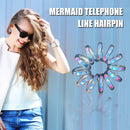 Women Colorful Elastic Rubber Bands Telephone Wire Scrunchies Hair Ring Ties