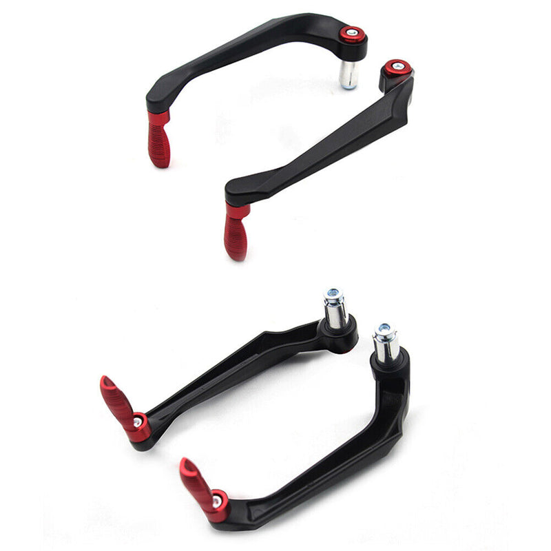 Motorcycle Handguards CNC Aluminum Hand Guards for 7/8 Handlebar (Red) Newly