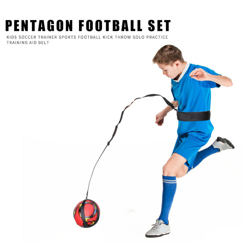 Soccer Ball Juggle Bags Football Training Solo Kick Kids Auxiliary Circling B