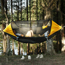 #A Camping Hammock Mosquito Net 2 Person Aluminum Pole Travel Tree Hanging Beds