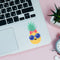 10pcs DIY Round Diamond Painting Kid Pineapple Cartoon Stickers Manual Tool