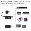Wins System Transmission Cable MIDI Controller MIDI to USB Wireless Adapter