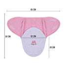 Baby Swaddle Embroidered Wrap Soft Envelope Baby Sleeping Bag(pink) Newly