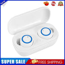 Y50 TWS Earbuds Bluetooth-Compatible Wireless Sport Headphones (White Blue)