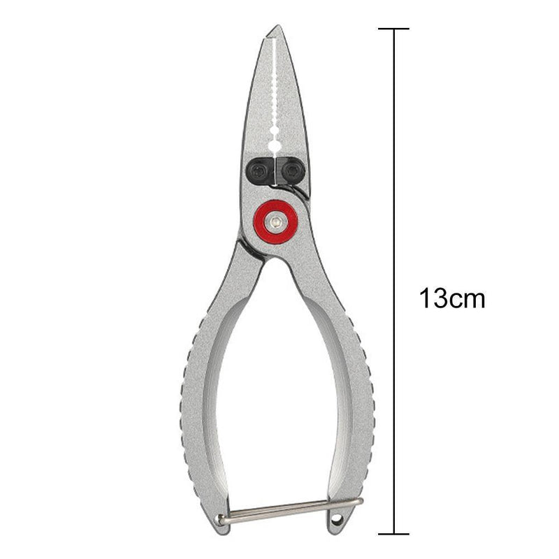 Mini Fishing Pliers Aluminum Alloy Fishing Scissors for Fisherman Angler (G