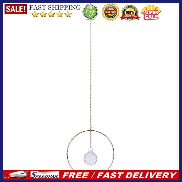 Crystal Prisms Light Catcher Window Hanging Outdoor Garden Pendant Wind Chimes