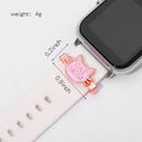 Cute Strap Decoration Silicone Bracelet Pendent Watchband Decorative Charm