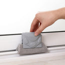 Window Gaps Crevices Groove Corners Scouring Window Cleaning Brush (Gray) Newly