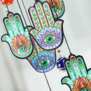 Wind Chimes Rainbow Maker Printed Metal Balcony Printed Windchimes Decorations