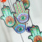 Wind Chimes Rainbow Maker Printed Metal Balcony Printed Windchimes Decorations