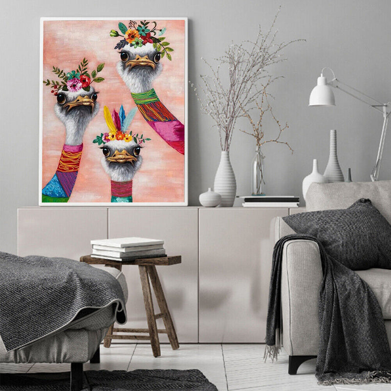 Sharp-billed Animal Frameless Picture Oil Paint By Numbers Hand Painted Picture