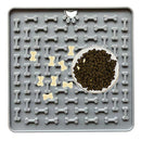 Pet Dogs Cats Slow Food Bowls Lick Mat Training Plate Silicone Treat Dispen