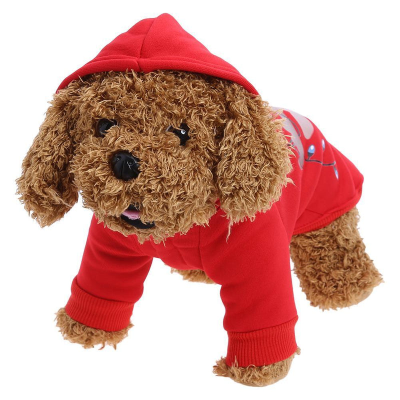 Pet christmas clothes pet dog autumn and winter jacket sweater S