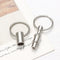 Disassemble Double Ring Key Ring Separate Child-mother Buckle Keychain