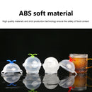 Ice Hockey Mold Plastic Ice Ball Whiskey Wine Kitchen Ice Cube Maker (1pc) Newly