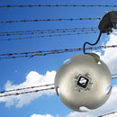 Garden fences wire tensioner for attaching loose agricultural steel dra