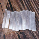 10Pcs Large Selenite Crystal Wands Sticks Crystal Cleaning Protection - F5G8