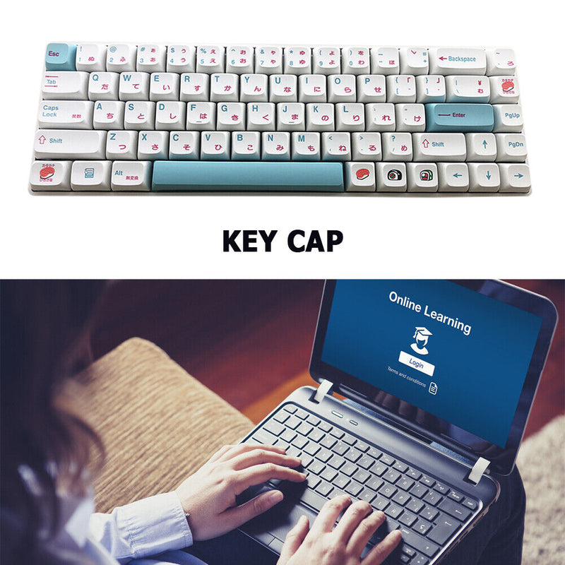 127pcs Mechanical Keyboard Keycaps for MX Switches (Sushi Japanese Version)