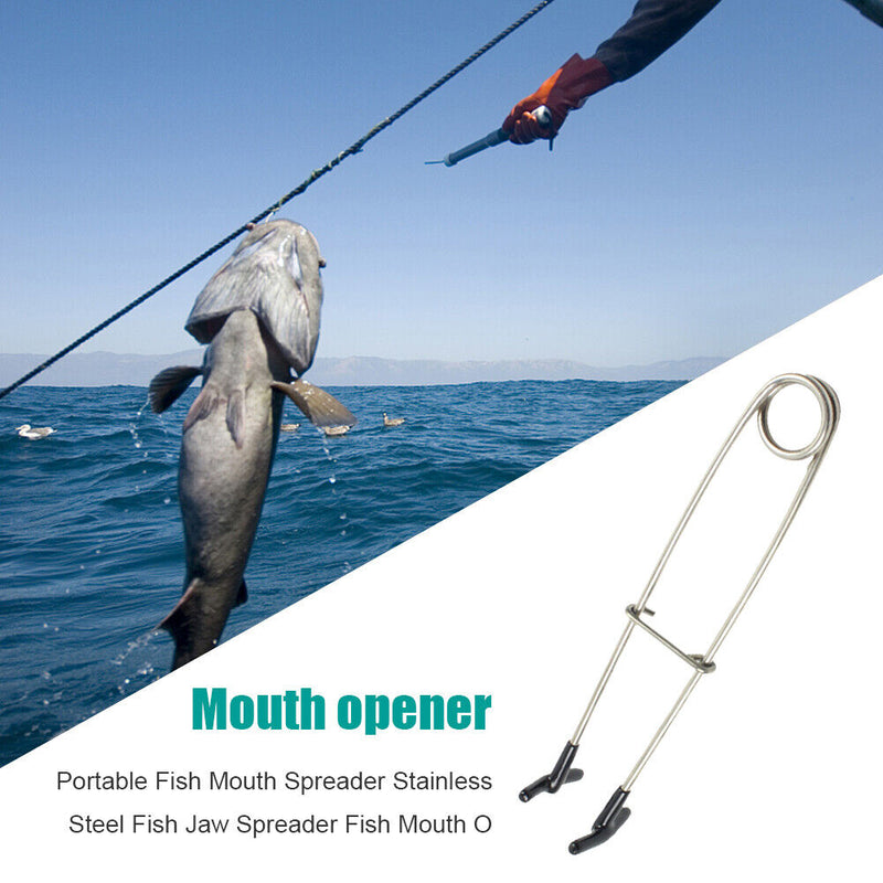 7 inch Stainless Steel Fish Mouth Jaw Spreader Fishing Fishing Decoupling Dev