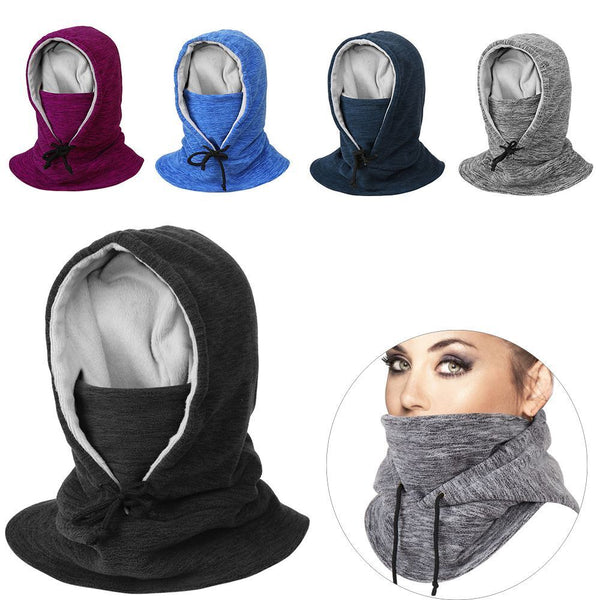 Winter Windproof Warm Plush Warm Cap Full Face Motorcycle Hat Cycling Hat