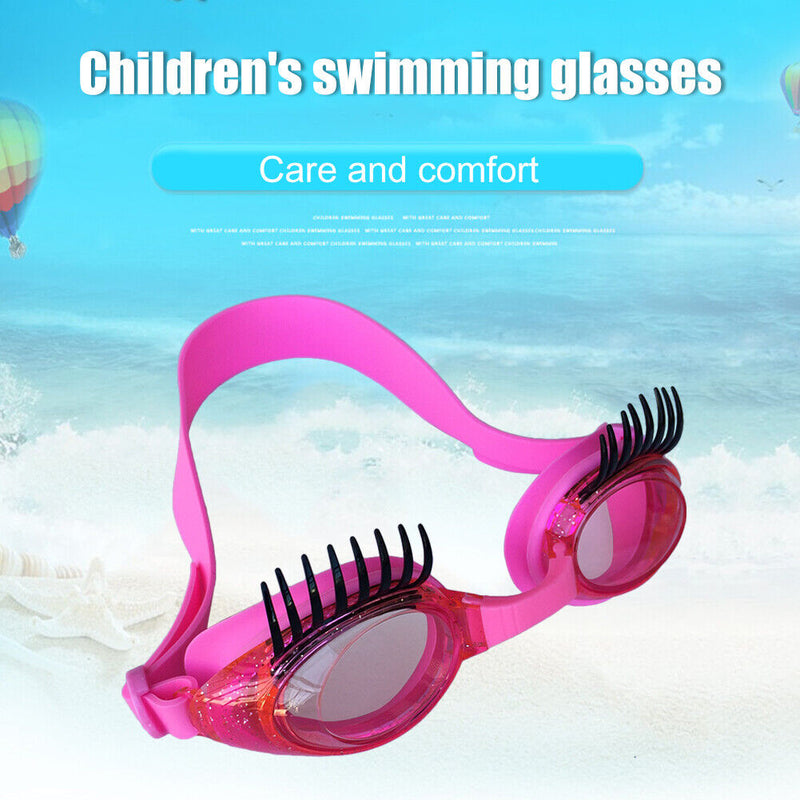 Childrens Swimming Goggles Cartoon Waterproof Anti Fog Eyewear Glasses (C) Newly