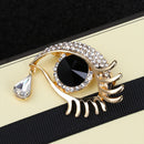 Pendant Imitation Rhinestone Pins Blue Eye Brooch Badge Angel's Tears Pin Clip