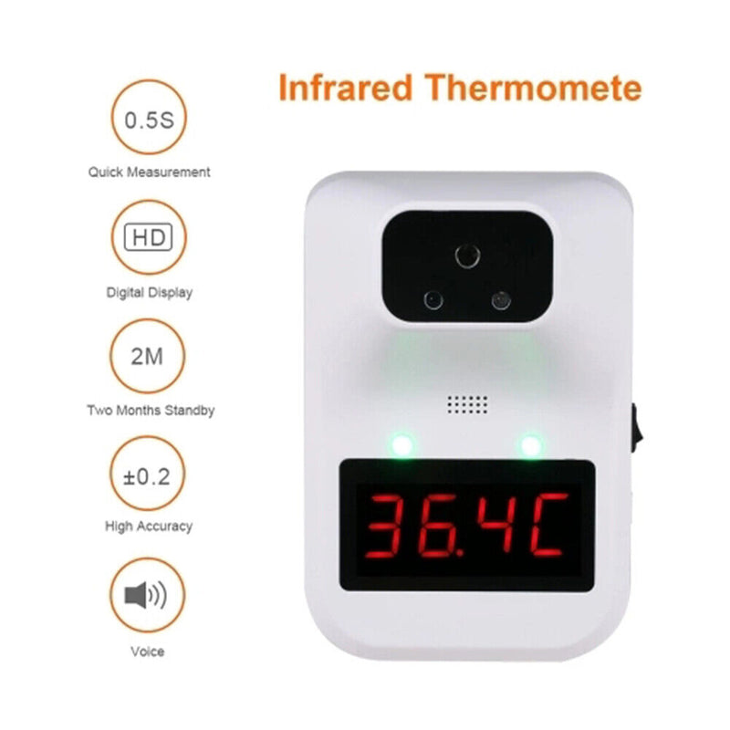 Practical Digital Wall Mounted Thermometer Infrared Temperature Sensor Meter