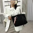 Retro Women Shoulder Bag Commuter Totes Large Capacity Travel Shopper Handbag
