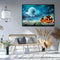 Halloween ghost 50x40cm Oil Paint By Numbers DIY Painting
