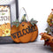 Wood Pumpkin Welcome Door Sign Home Background Wall During Living Room Decor
