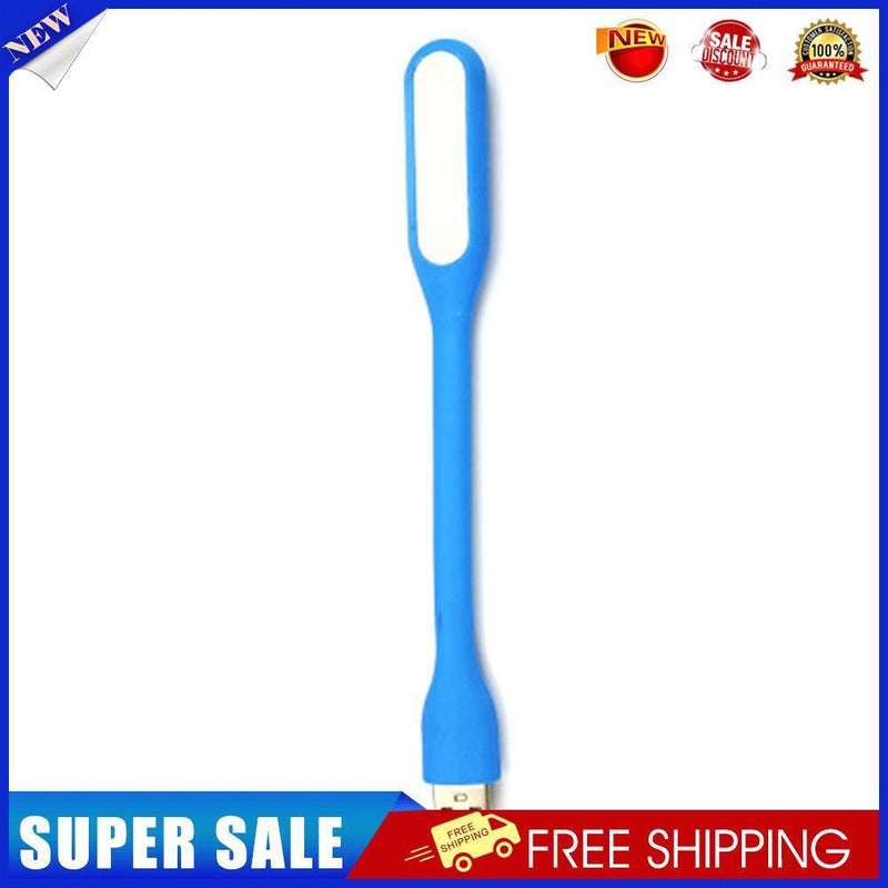 LED USB Lamp Portable Laptop Book Reading Desk Night Light (Light Blue)