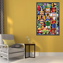 DIY Craft Nutcracker Oil Paint By Numbers Kits Canvas Picture Wall Art Cartoon