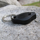 Mini Keychain Light LED Flashlight Emergency EDC Key Ring Torch (Black) Newly