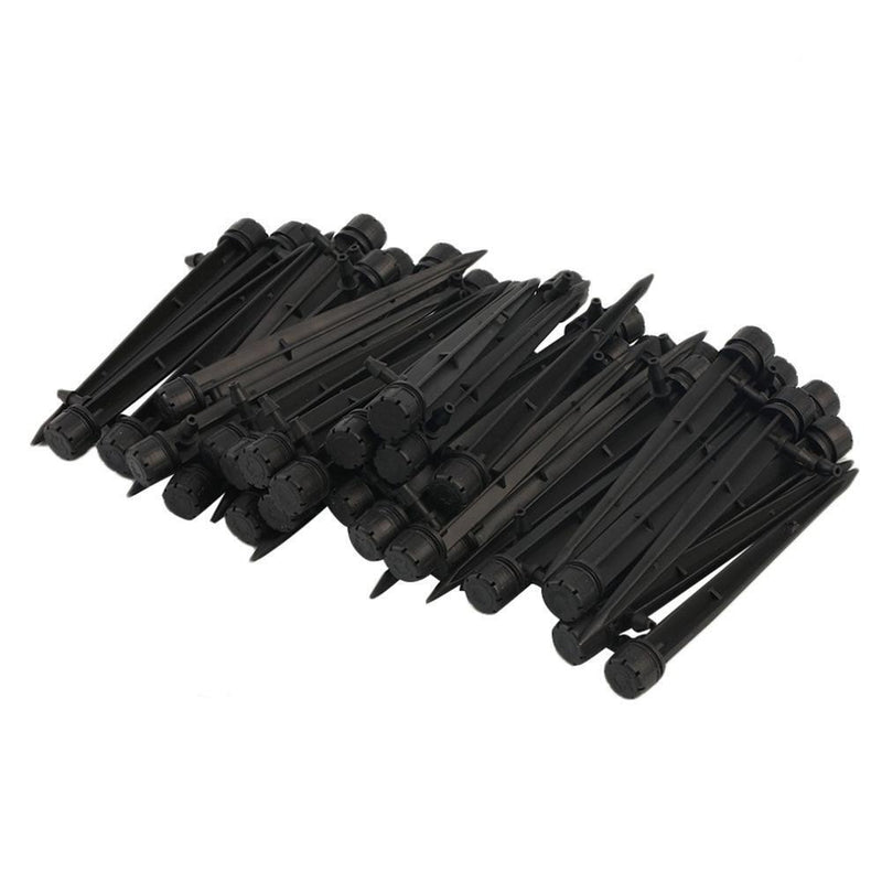 50X Adjustable Flow Irrigation Drippers 360 Degree Emitter Drip System