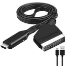 Hdmi-compatible To Scart Cable Portable 720p / 1080p Video Audio Adapter Convert