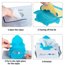 Box Lid Reusable Self-Adhesive Baby Wet Wipes Lid Tissues Cover Flip Cover