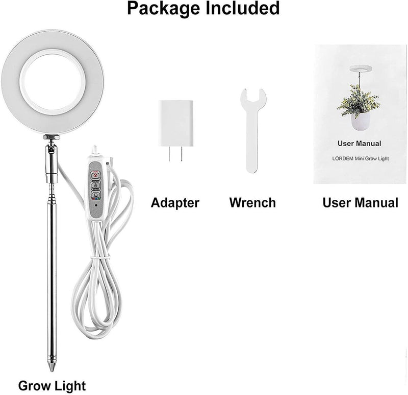 Full Spectrum Timer Growing Lamp Grow Light Indoor Plants LED Plant Light